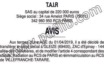 Contenu publication