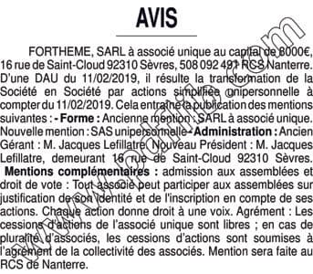 Contenu publication