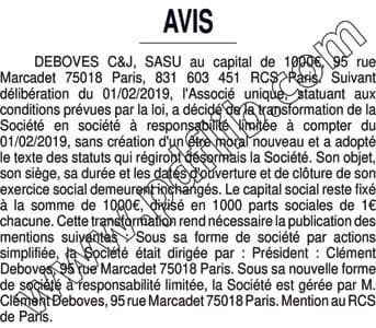 Contenu publication