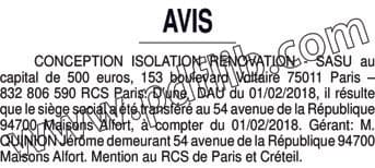 Contenu publication