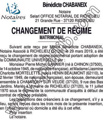 Contenu publication