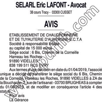 Contenu publication
