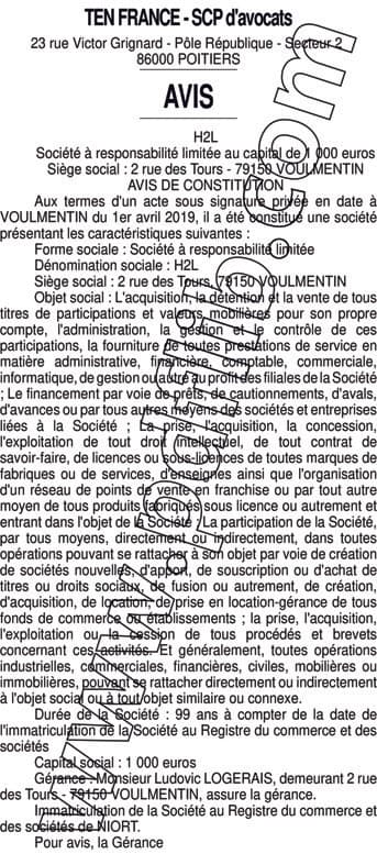 Contenu publication