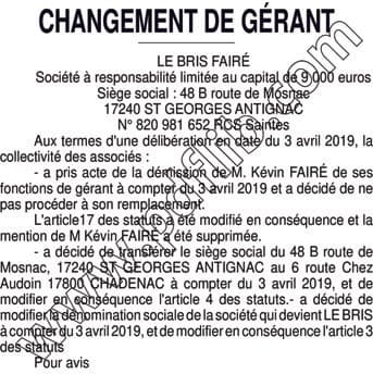 Contenu publication