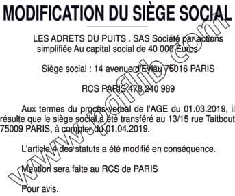 Contenu publication