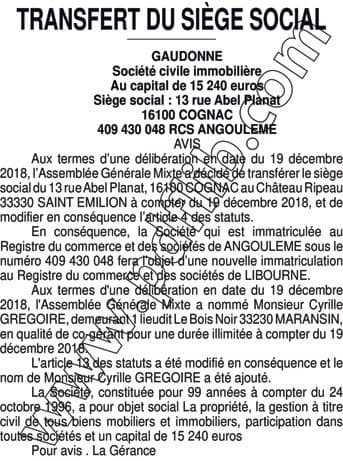Contenu publication