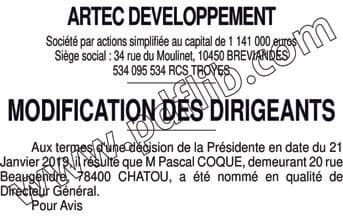 Contenu publication