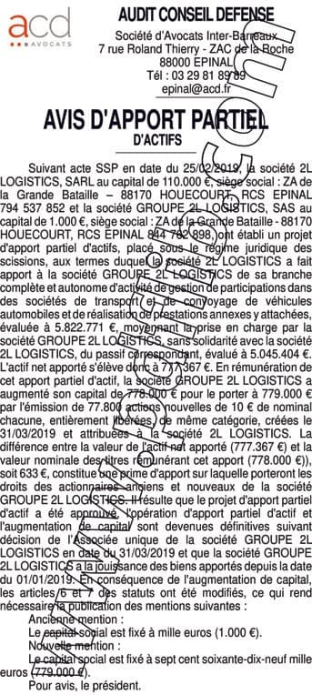 Contenu publication