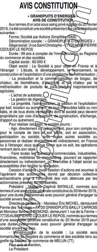 Contenu publication