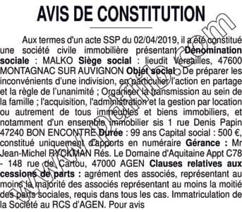 Contenu publication