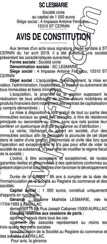 Contenu publication