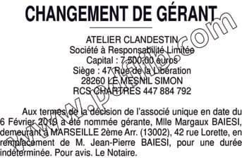 Contenu publication