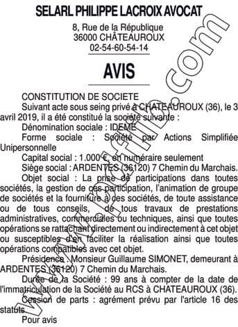 Contenu publication