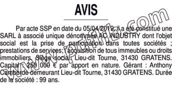 Contenu publication