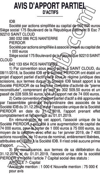 Contenu publication