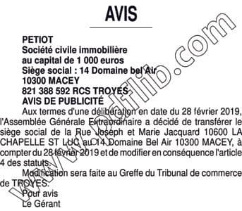 Contenu publication