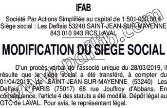 Contenu publication