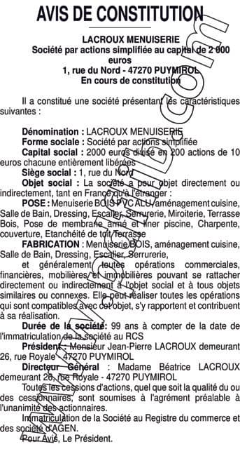 Contenu publication