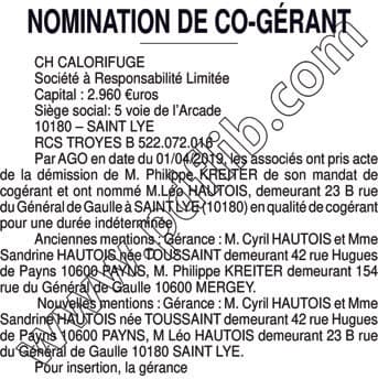 Contenu publication