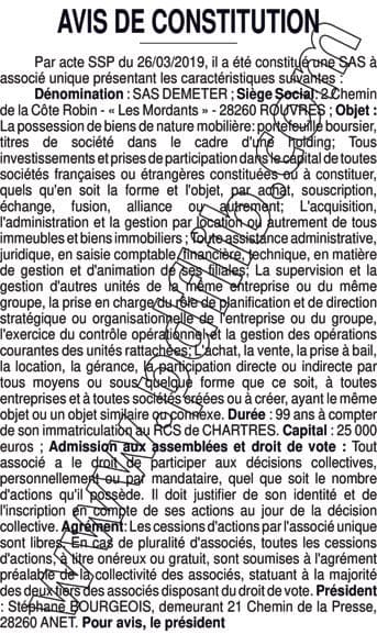 Contenu publication