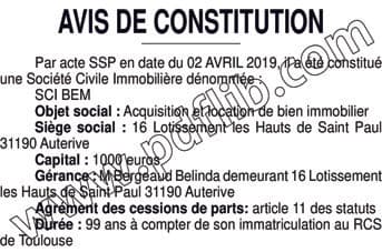 Contenu publication