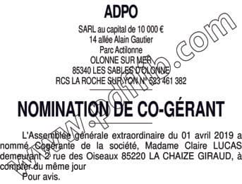 Contenu publication