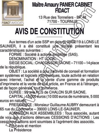 Contenu publication