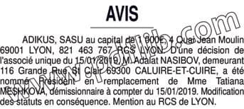 Contenu publication