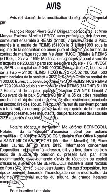 Contenu publication