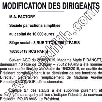 Contenu publication