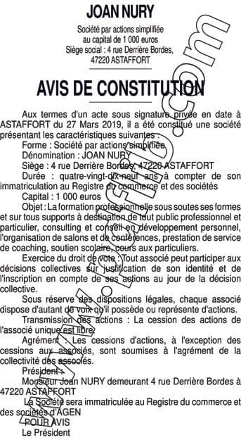 Contenu publication