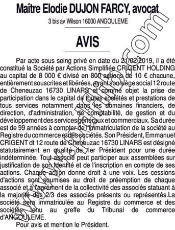 Contenu publication