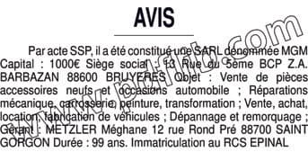 Contenu publication