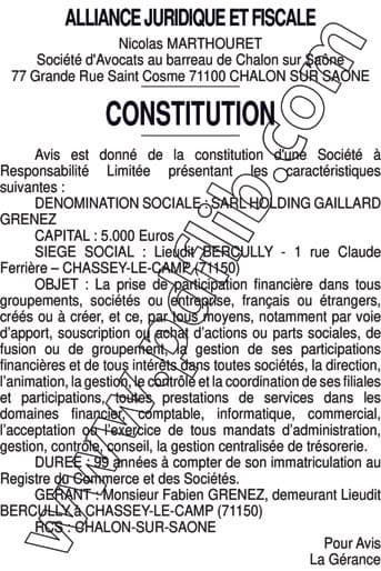 Contenu publication
