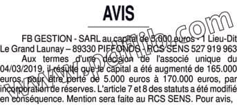 Contenu publication