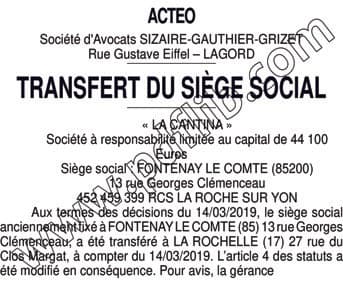 Contenu publication