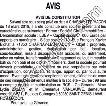 Contenu publication