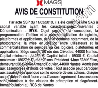 Contenu publication