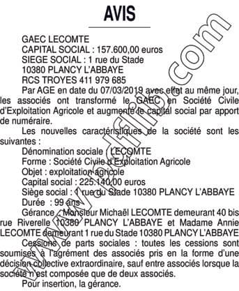 Contenu publication