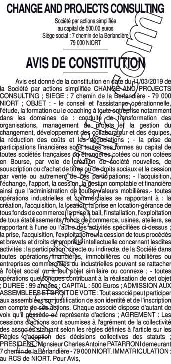 Contenu publication