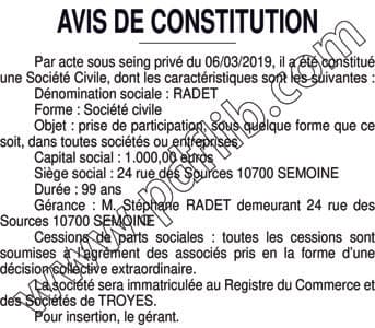Contenu publication