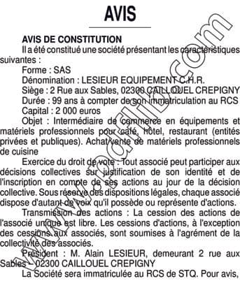 Contenu publication