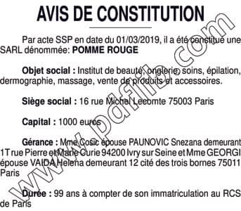 Contenu publication