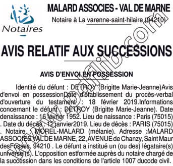 Contenu publication