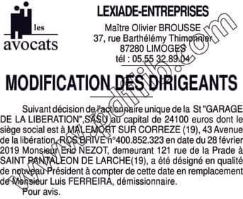 Contenu publication