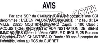 Contenu publication
