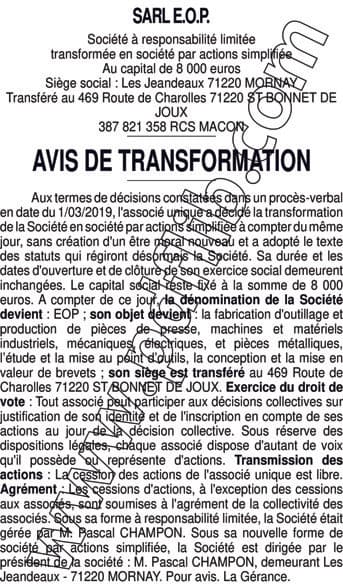 Contenu publication