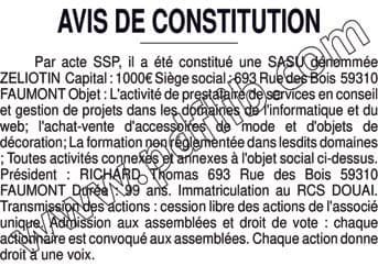 Contenu publication