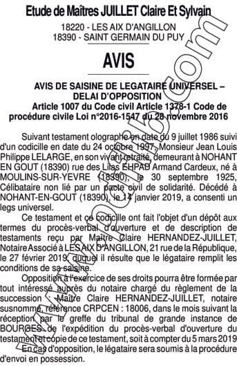 Contenu publication