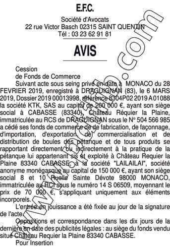 Contenu publication